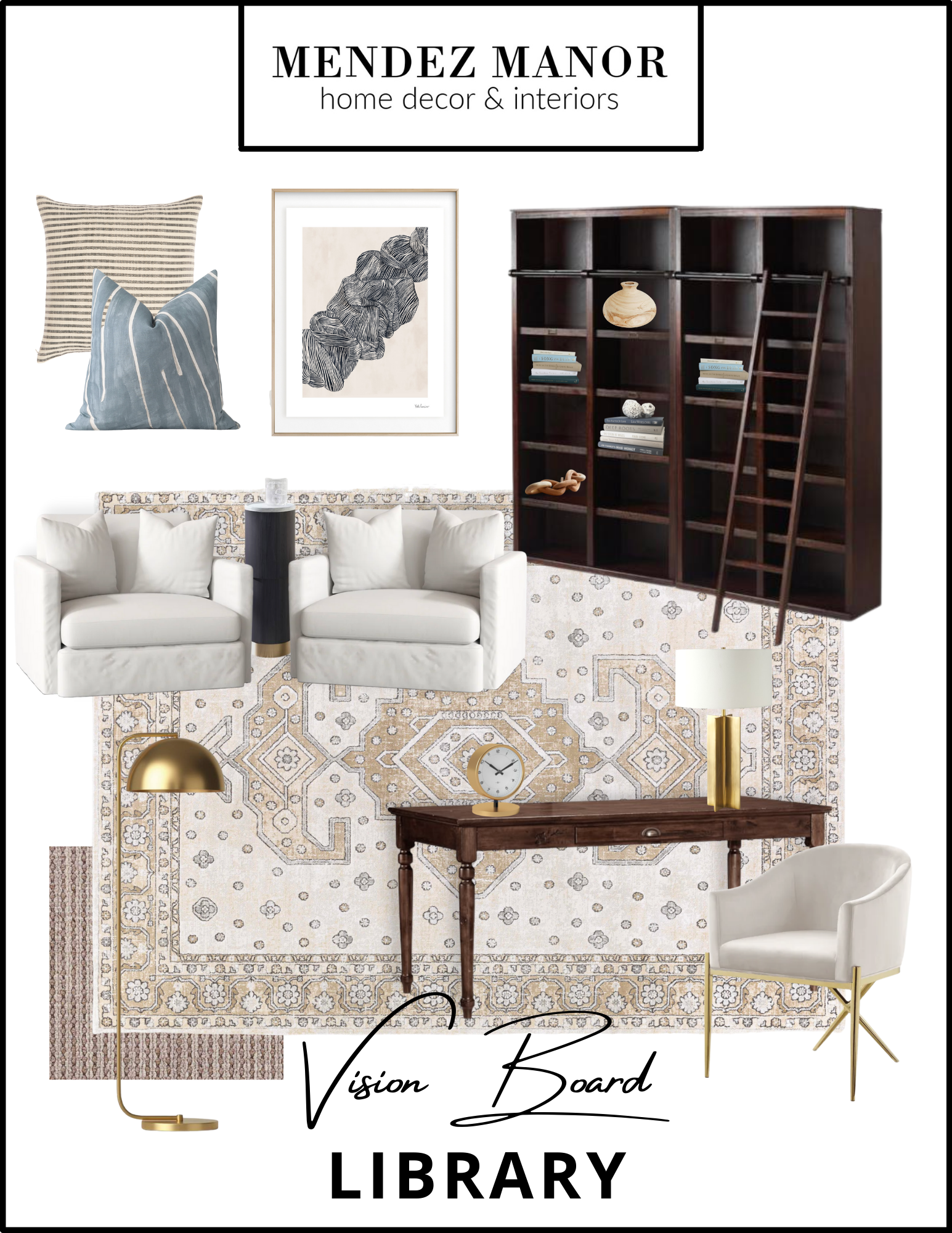 Serene Library Design