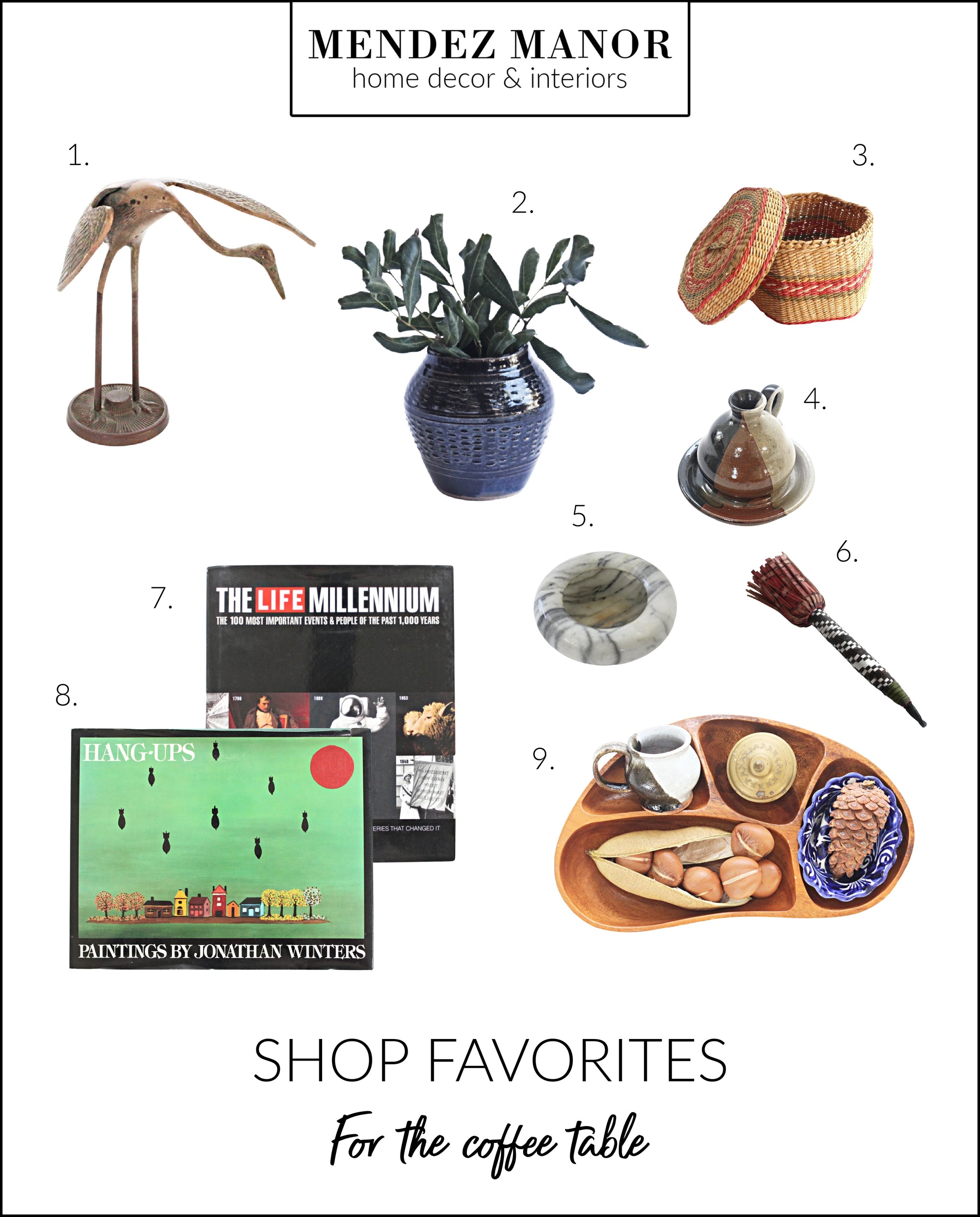 home decor items for coffee table styling