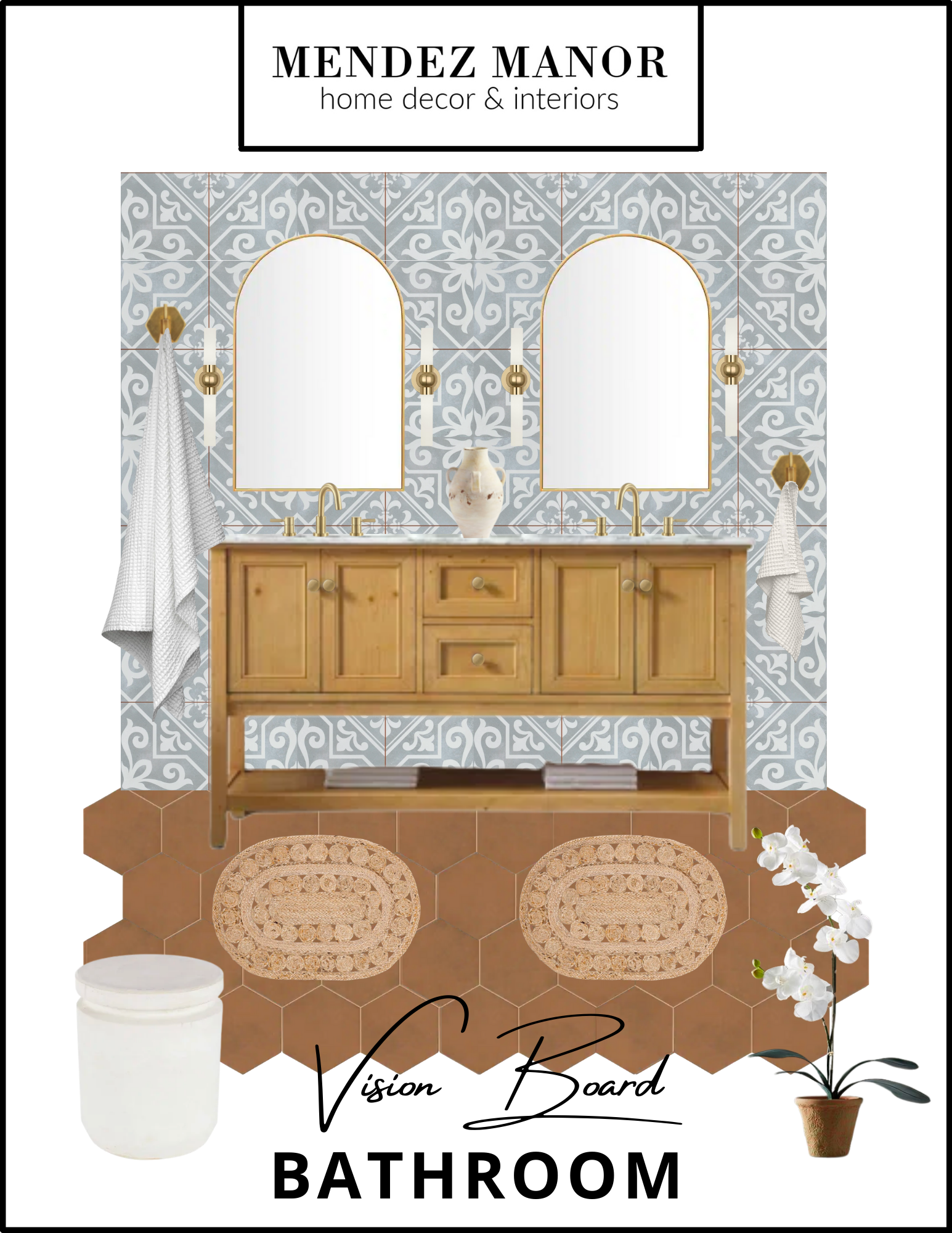 Sunny Bathroom Design