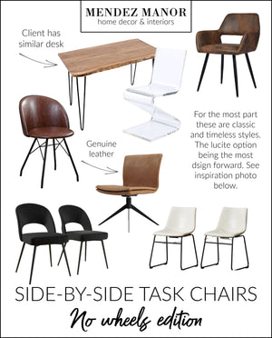 Choosing Task Chairs For Side-By-Side Office Desks