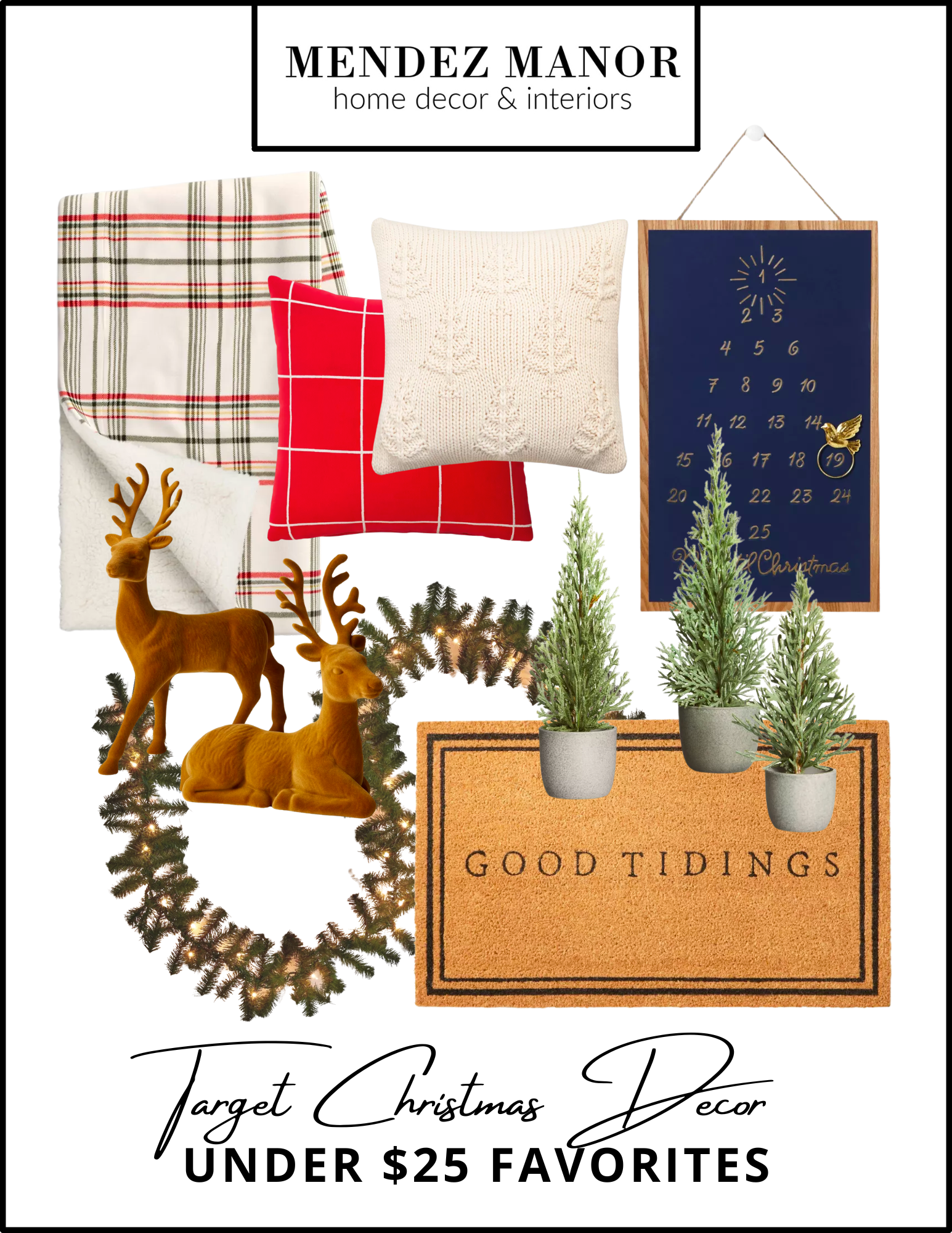 Under $25 Target Christmas Decor Favorites