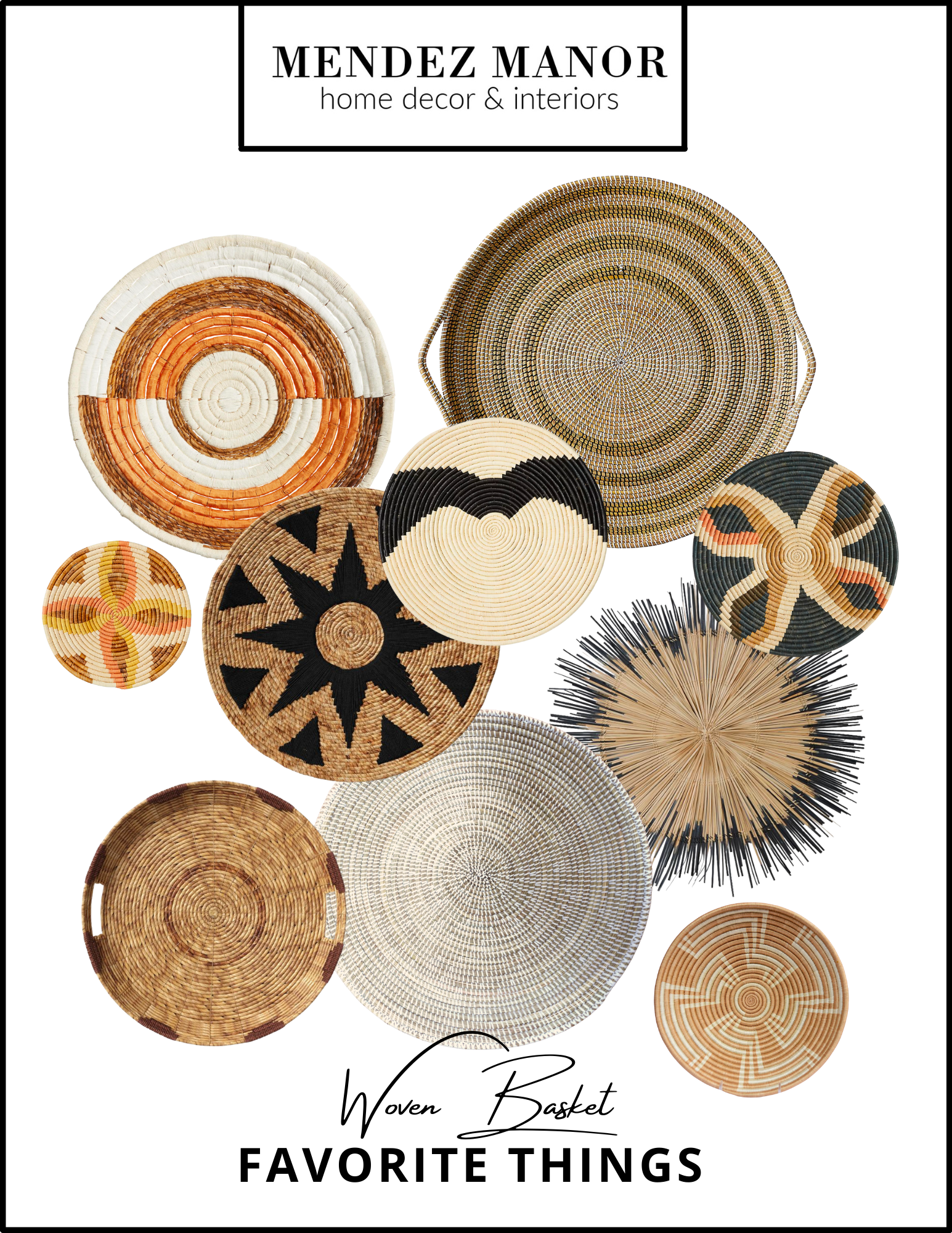 Hanging Woven Baskets