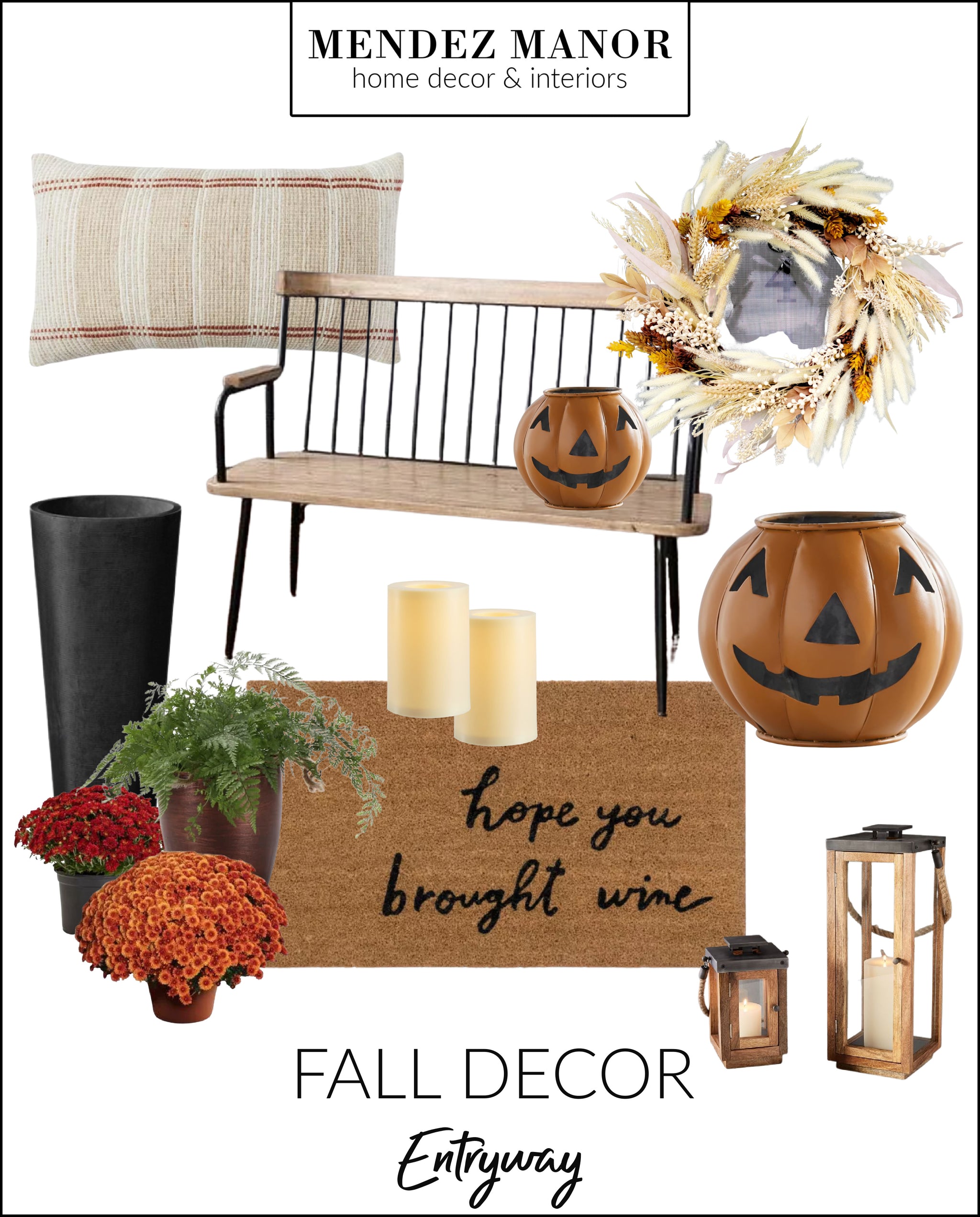 Our Entryway Fall Decor