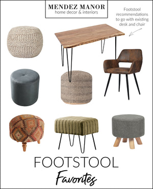 Our Six Favorite Footstools for Going Under A Desk or Table