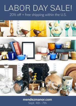 Labor Day Sale: 20% Off Vintage Home Decor & Design Services