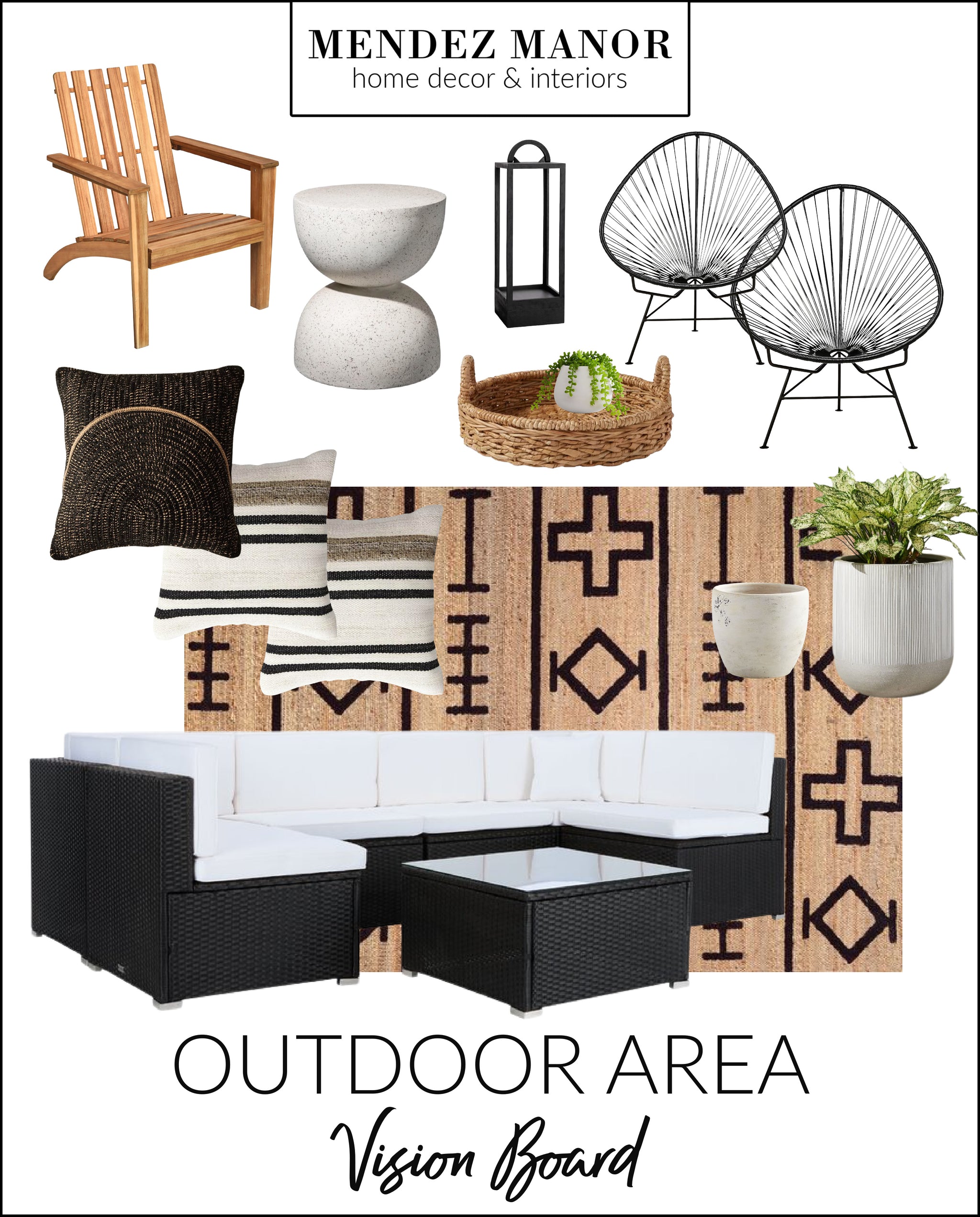 Outdoor Deck Design With Modern Boho Vibes