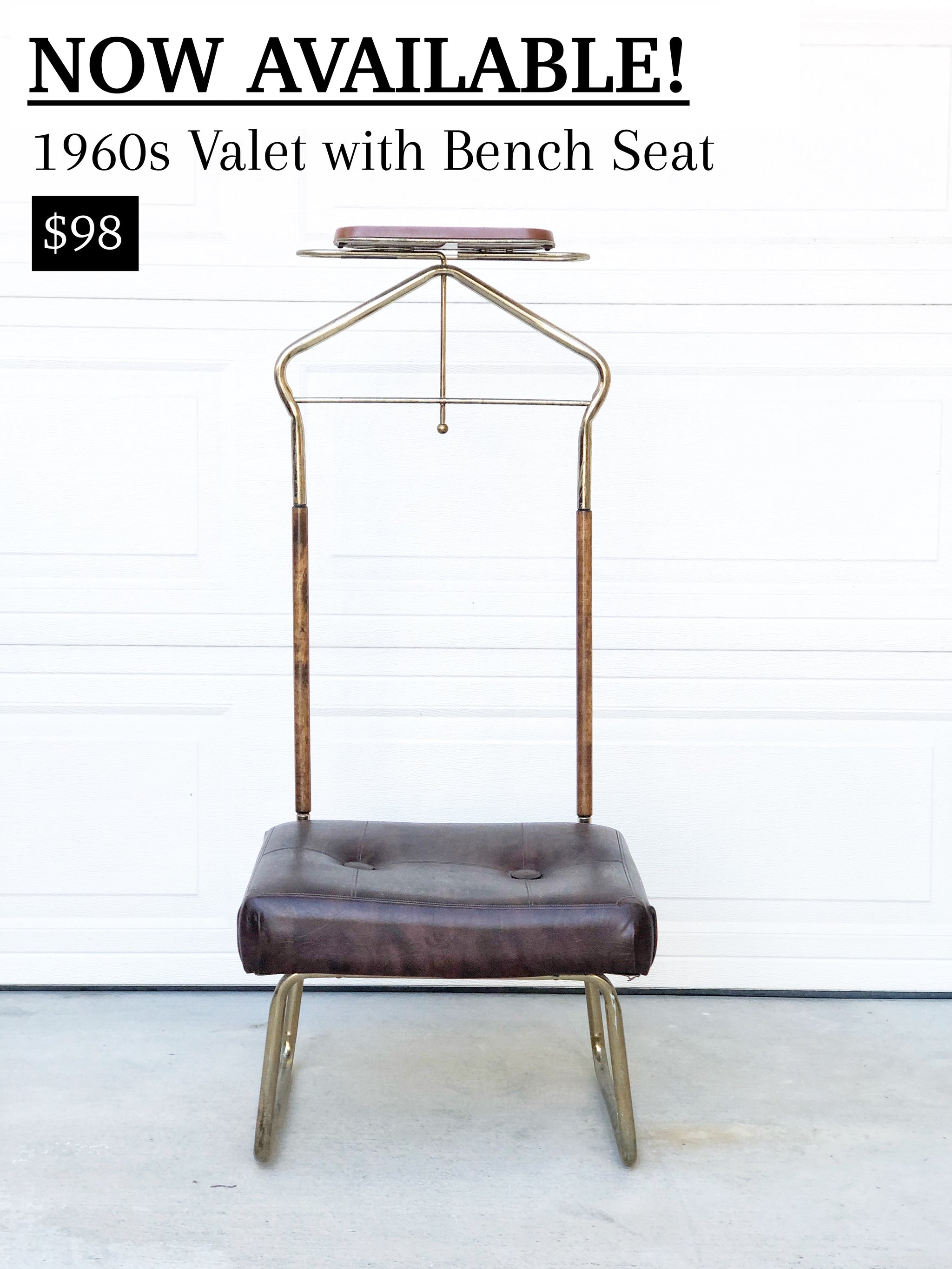 1960s Valet With Bench Seat Now Available
