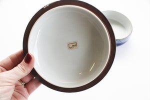 Vintage Fitz & Floyd Ceramic Dish, Decorative Trinket Bowl With Lid