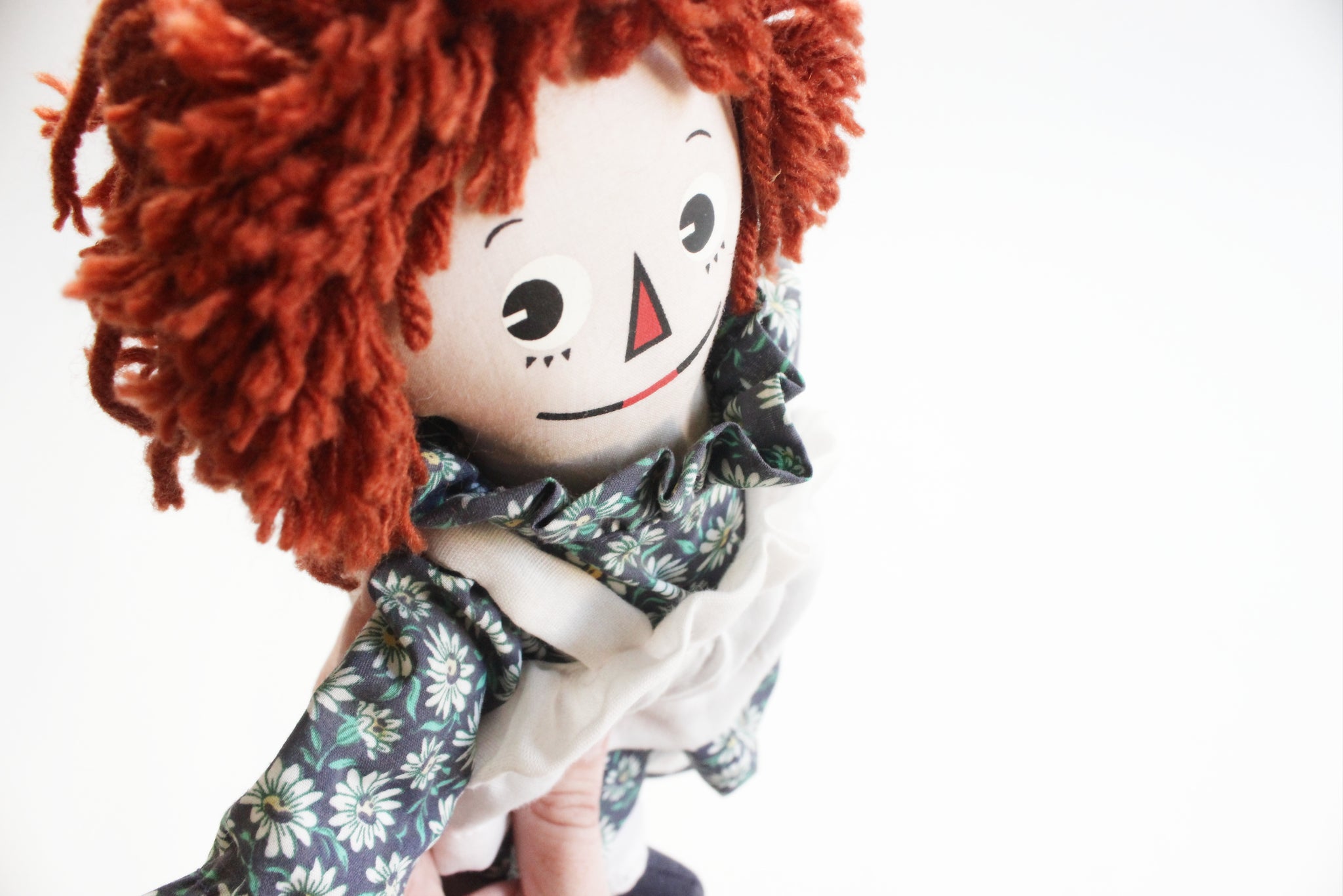 Raggedy Ann Doll, Vintage Rag Doll, Nursery Decor, Baby Shower Gift