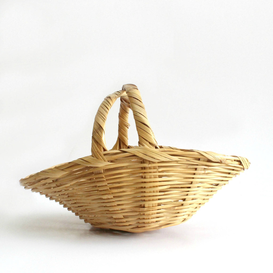 Wicker Easter Basket Made In Mexico