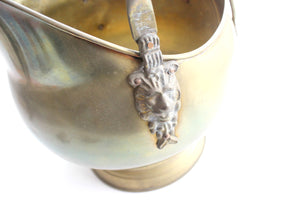 Vintage Brass Coal Bucket, Coal Scuttle, Made In Holland
