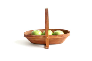 Expanding & Collapsible Wood Bowl, Mid Century Modern Home Decor