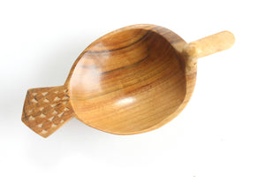 Hand Carved Bird Dish, Small Trinket Bowl
