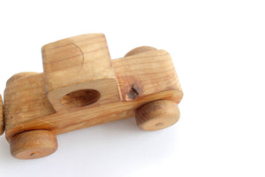 Wooden Toy Car, Primitive Children's Toy