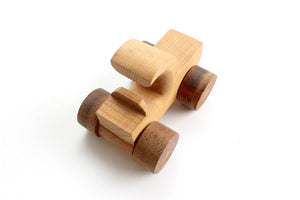 Wooden Toy Tractor, Handmade Toy Car