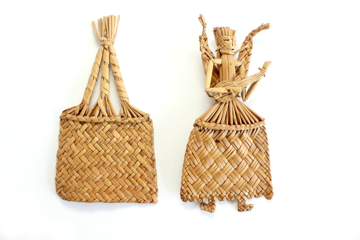 Woven Straw Art, Wall Hangings, Made in Mexico