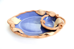 Ceramic Serving Platter, Fall Decor Serving Plate