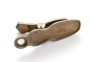 Vintage Brass Clip, Card Holder, Photo Holder, Paper Bag Clip