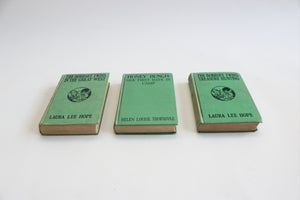 Vintage Hardcover Books, Collection of 3 Decorative Books, The Bobbsey Twins Series