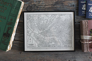 vintage city maps