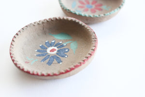 Small Clay Ring Dishes, Jewelry Holder, Earring Plate