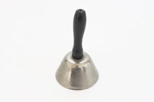 Stainless Steel Hand Bell, Vintage Teacher's Bell, Homeschool Supply