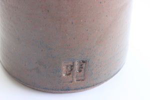 Large Decorative Stoneware Jug, Vintage Clay Vase