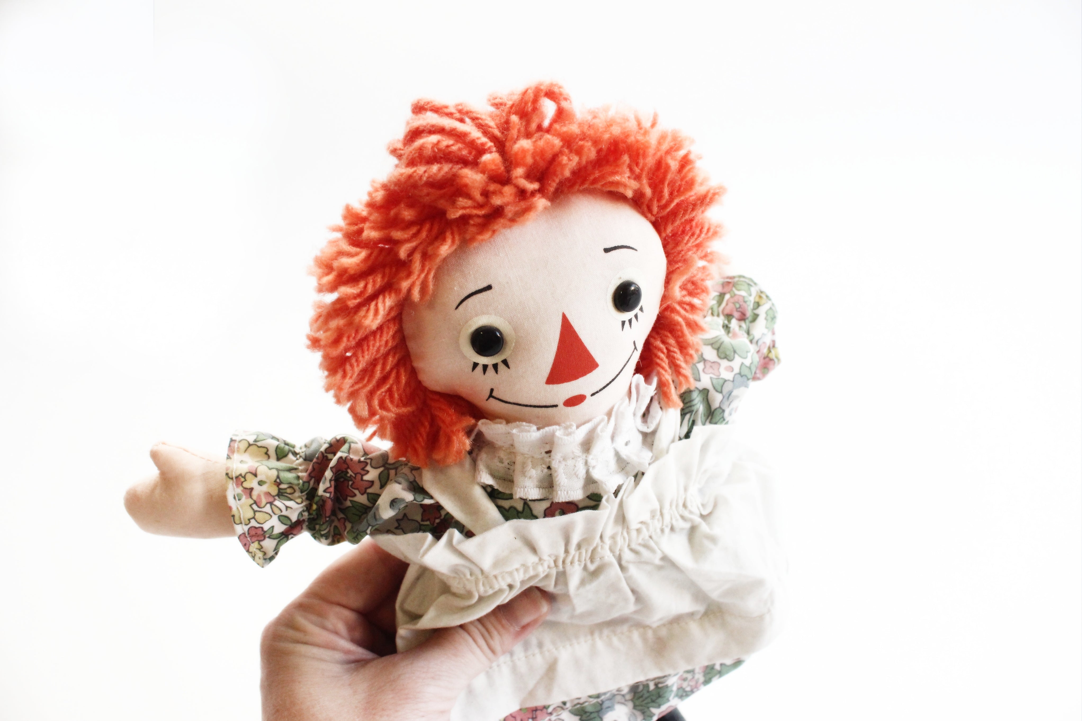 raggedy ann red dress Raggedy Ann Doll, Vintage Rag Doll, Nursery Decor, Baby Shower Gift