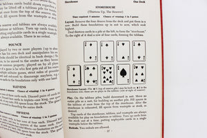 Vintage Book on Solitaire, "The Complete Book of Solitaire and Patience Games"