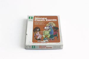 Money Counting Practice Flash Cards, Vintage School Teacher's Supply