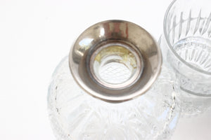 Vintage Glass Decanter, Mid-Century Barware