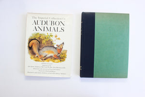 Vintage Hardcover Reference Book, The Imperial Collection of Audubon Animals, Full Color Prints