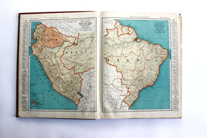 1940 Edition of the Collier's World Atlas and Gazetteer, Vintage Maps