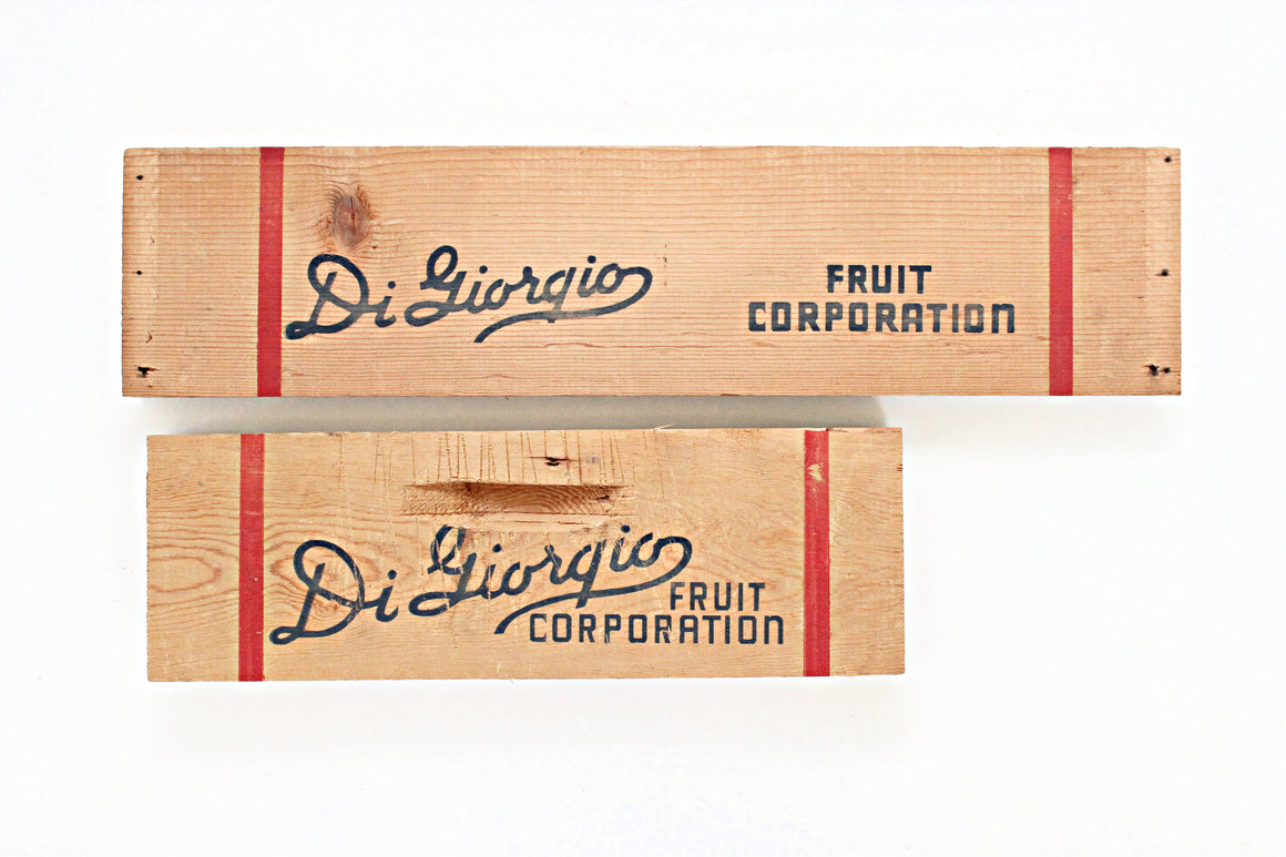 Vintage Wooden Sign, Fruit Box Crate Board