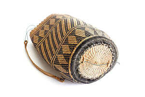 Vintage Woven Handbag, South American Market Bag